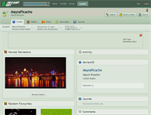 Tablet Screenshot of mayrapicache.deviantart.com
