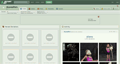 Desktop Screenshot of mlovesporn.deviantart.com