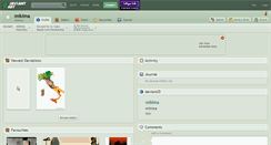 Desktop Screenshot of mikima.deviantart.com