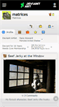 Mobile Screenshot of matrices.deviantart.com