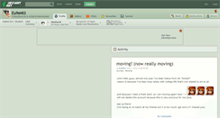 Desktop Screenshot of eu9eni3.deviantart.com