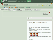 Tablet Screenshot of eu9eni3.deviantart.com