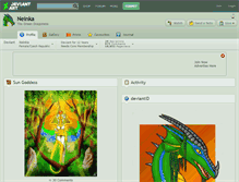 Tablet Screenshot of neinka.deviantart.com