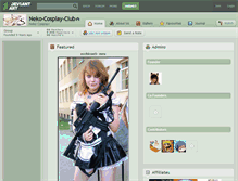 Tablet Screenshot of neko-cosplay-club.deviantart.com