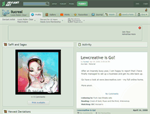 Tablet Screenshot of liucreal.deviantart.com