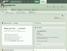 Tablet Screenshot of moonlight1242.deviantart.com