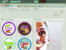 Tablet Screenshot of echilon.deviantart.com