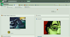Desktop Screenshot of dextriux.deviantart.com