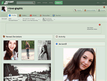 Tablet Screenshot of i-love-graphic.deviantart.com