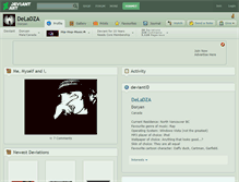 Tablet Screenshot of deladza.deviantart.com