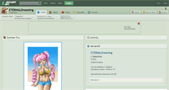 Desktop Screenshot of eternaldreaming.deviantart.com
