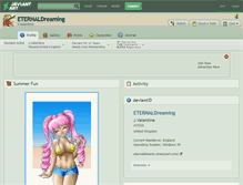 Tablet Screenshot of eternaldreaming.deviantart.com