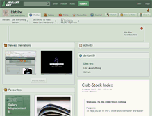 Tablet Screenshot of list-inc.deviantart.com