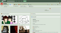 Desktop Screenshot of mattkip.deviantart.com