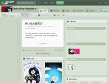 Tablet Screenshot of marceline-vampire.deviantart.com