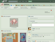 Tablet Screenshot of kristi-lee.deviantart.com
