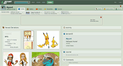 Desktop Screenshot of myuwt.deviantart.com