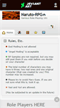 Mobile Screenshot of naruto-rpg.deviantart.com