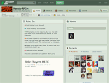 Tablet Screenshot of naruto-rpg.deviantart.com