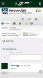 Mobile Screenshot of mercurylight.deviantart.com