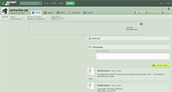 Desktop Screenshot of corina-the-cat.deviantart.com