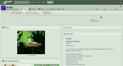 Desktop Screenshot of dv-girl.deviantart.com