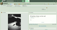 Desktop Screenshot of morpheu5.deviantart.com