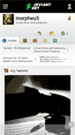 Mobile Screenshot of morpheu5.deviantart.com