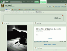 Tablet Screenshot of morpheu5.deviantart.com