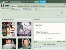 Tablet Screenshot of annajoy.deviantart.com