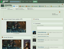 Tablet Screenshot of mmecking.deviantart.com