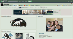 Desktop Screenshot of bittenkat.deviantart.com