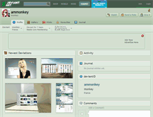 Tablet Screenshot of ammonkey.deviantart.com