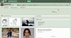 Desktop Screenshot of dwayne-holt.deviantart.com