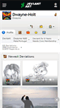 Mobile Screenshot of dwayne-holt.deviantart.com