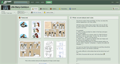 Desktop Screenshot of life-story-comics.deviantart.com