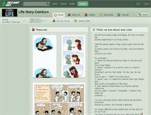Tablet Screenshot of life-story-comics.deviantart.com