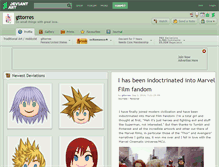 Tablet Screenshot of gttorres.deviantart.com