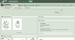 Desktop Screenshot of lil-donkey.deviantart.com
