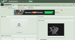 Desktop Screenshot of melissablanc.deviantart.com