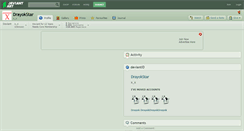 Desktop Screenshot of drayokstar.deviantart.com