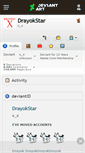 Mobile Screenshot of drayokstar.deviantart.com
