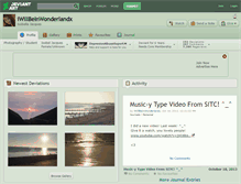 Tablet Screenshot of iwillbeinwonderlandx.deviantart.com