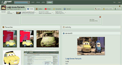 Desktop Screenshot of luigi-loves-ferraris.deviantart.com
