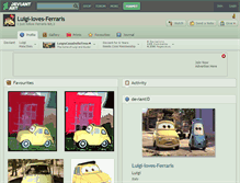 Tablet Screenshot of luigi-loves-ferraris.deviantart.com