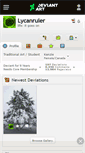Mobile Screenshot of lycanruler.deviantart.com