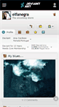 Mobile Screenshot of elfanegra.deviantart.com