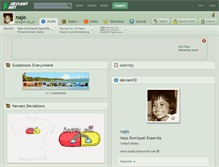 Tablet Screenshot of najo.deviantart.com