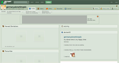 Desktop Screenshot of germanyalonetimeplz.deviantart.com