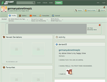 Tablet Screenshot of germanyalonetimeplz.deviantart.com
